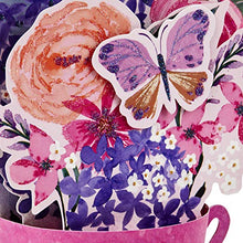 Load image into Gallery viewer, Hallmark Paper Wonder Mothers Day Pop Up Card (Purple Flower Bouquet, Beautiful in Every Way)
