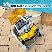 Load image into Gallery viewer, Dolphin Triton PS Robotic Pool Vacuum Cleaner with Universal Caddy and Classic Caddy Cover, Ideal for In-Ground Swimming Pools up to 50 Feet
