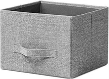 Load image into Gallery viewer, 7 Drawers Dresser - Furniture Storage Tower Unit for Bedroom, Hallway, Closet, Office Organization - Steel Frame, Wood Top, Easy Pull Fabric Bins Gray/White
