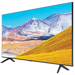 SAMSUNG UN50TU8000FXZA 50 inch 4K Ultra HD Smart LED TV 2020 Model Bundle with 1 Year Extended Protection Plan
