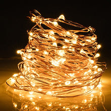 Load image into Gallery viewer, Kohree String Lights LED Copper Wire Fairy Christmas Light with Remote Control, 33FT 100LEDs, 4 Packs 8 Modes AA Battery Powered, Seasonal Decor Rope Lights for Holiday, Wedding
