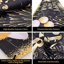 Load image into Gallery viewer, Huge, New Years Eve Party Supplies 2023 Set - Pack of 44 | Gold 2023 Balloons, 40 Inch | Happy New Year Backdrop, Happy New Year Decorations 2023 | Happy New Year Balloons for NYE Decorations 2023
