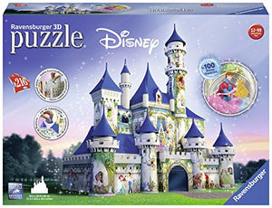 Ravensburger Disney Castle 216 Piece 3D Jigsaw Puzzle for Kids and Adults - Easy Click Technology Means Pieces Fit Together Perfectly