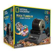 Load image into Gallery viewer, NATIONAL GEOGRAPHIC Hobby Rock Tumbler Kit - Includes Rough Gemstones, 4 Polishing Grits, Jewelry Fastenings, Learning Guide, Great Stem Science Kit
