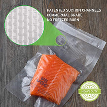 Load image into Gallery viewer, Wevac Vacuum Sealer Bags 100 Quart 8x12 Inch for Food Saver, Seal a Meal, Weston. Commercial Grade, BPA Free, Heavy Duty, Great for vac storage, Meal Prep or Sous Vide

