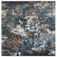 Load image into Gallery viewer, Persian Rugs 6490 Turquoise 5 x 7 Abstract Modern Area Rug
