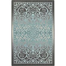 Load image into Gallery viewer, Maples Rugs Pelham Vintage Area Rugs for Living Room &amp; Bedroom [Made in USA], 7 x 10, Grey/Blue
