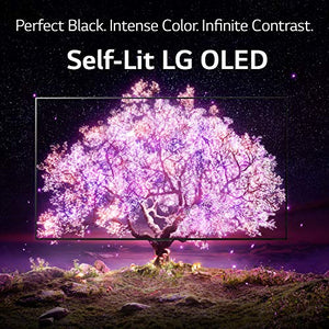 LG OLED A1 Series 48” Alexa Built-in 4k Smart TV (3840 x 2160), 60Hz Refresh Rate, AI-Powered 4K, Dolby Cinema, WiSA Ready, Gaming Mode (OLED48A1PUA, 2021)