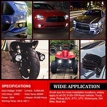 Load image into Gallery viewer, LED Pods, Auto Power Plus 2PCS 3" 50W Round Off Road Driving Light LED Work Light Spot Flood Combo Light Round LED Pod Light for Off Road Truck Motorcycle ATV Boat Tractor
