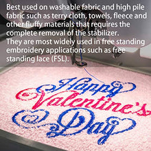 Load image into Gallery viewer, Water Soluble Stabilizer for Embroidery Backing &amp; Topping (12 in x 50 yd Roll), Seneme 1.5oz Embroidery Stabilizers - Wash Away Embroidery Stabilizer for Machine Embroidery Stabilizer and Hand Sewing
