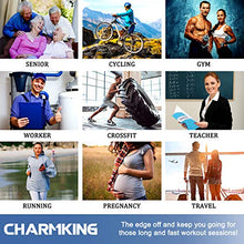 Load image into Gallery viewer, CHARMKING Compression Socks for Women &amp; Men Circulation (3 Pairs) 15-20 mmHg is Best Athletic for Running, Flight Travel, Crossfit, Cycling, Pregnant - Boost Performance, Durability (S/M, Black)
