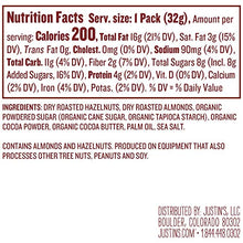 Load image into Gallery viewer, Justin's Chocolate Hazelnut &amp; Almond Butter Squeeze Pack, Organic Cocoa, Gluten-free, Responsibly Sourced, Packaging May Vary, (1.15oz each) (Pack of 10)
