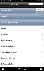 Free eBooks (Kindle HD)
