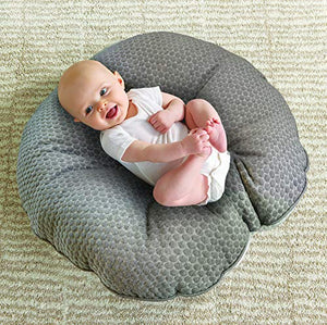 Boppy Preferred Newborn Lounger, Gray Penny Dot