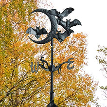 Load image into Gallery viewer, Whitehall Products Halloween Bat Rooftop Weathervane, Black
