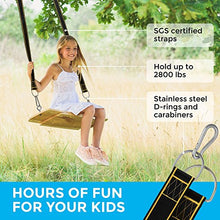 Load image into Gallery viewer, Tree Swing Straps Hanging Kit - Two 10ft Straps, Holds 2800 lbs (SGS Certified), Fast &amp; Easy Way to Hang Any Swing
