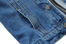 Load image into Gallery viewer, Banibear Toddler Boys Hooded Denim Jacket Coat Kids Children Zipper Windproof Hoodie Outerwear, Blue, Size 4-5 Years(Tag110)
