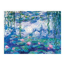 Load image into Gallery viewer, Galison Monet 500 Piece Double Sided Jigsaw Puzzle for Adults and Families, Classic Art Puzzle with Art from Monet on Both Sides, Multicolor (735358133)
