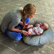 Load image into Gallery viewer, Boppy Preferred Newborn Lounger, Gray Penny Dot
