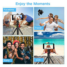 Load image into Gallery viewer, Selfie Stick Bluetooth, Doosl Selfie Stick Tripod - Extendable Tripod Stick with Remote - Facetime Phone Stand, Wireless Selfie Stick Tripod, Portable Tripod for Phone
