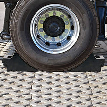 Load image into Gallery viewer, AFA Tooling - Set of 4 Wheel Chocks | Heavy Duty Rubber Wedge for Front and Back Tires | Quick Grip Ribbed Design, Ergonomic Carry Handles | Chock Block for Your Camper, Trailer, RV, Truck, Car or ATV
