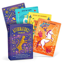 Load image into Gallery viewer, Affirmators! Tarot Cards Deck - Daily Tarot Cards with Positive Affirmations For Magical Guidance from the Universe to Help You Help Yourself without the Self-Helpy-Ness

