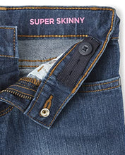 Load image into Gallery viewer, The Children's Place Girls Super Skinny Jeans,Victory Blue Wash Single,12S
