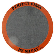 Load image into Gallery viewer, Silpat Perfect Pizza Non-Stick Silicone Baking Mat, 12" Round, Orange, AH305-01
