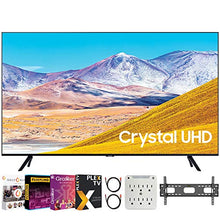 Load image into Gallery viewer, SAMSUNG UN50TU8000 50" 4K Ultra HD Smart LED TV (2020 Model) Bundle with Premiere Movies Streaming 2020 + 30-70 Inch TV Wall Mount + 6-Outlet Surge Adapter + 2X 6FT 4K HDMI 2.0 Cable
