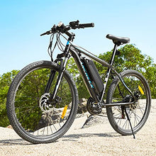 Load image into Gallery viewer, ANCHEER Electric Bike Electric Mountain Bike 350W Ebike 26&#39;&#39; Electric Bicycle, 20MPH Adults Ebike with Removable 10.4Ah Battery, Professional 21 Speed Gears
