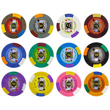 Load image into Gallery viewer, Brybelly King’s Casino Premium Poker Chip 14-Gram Heavyweight Clay Composite – Pack of 50 ($25 Green)
