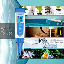 Load image into Gallery viewer, APERA INSTRUMENTS AI316 Premium Series PC60 5-in-1 Waterproof pH/EC (Conductivity) /TDS (ppm) /Salinity (ppt) /Temp. Multi-Parameter Pocket Tester Kit
