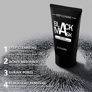 Blackhead Remover Mask Strips Peal off Black Mask Charcoal Mask for blackheads Bamboo Activated Charcoal Deep Cleansing,Pore Shrinking Facial Mask for Face and Nose
