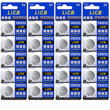 Load image into Gallery viewer, LiCB CR2032 Battery,Long-Lasting &amp; High Capacity CR 2032 3V Coin &amp; Button Cell Lithium Batteries with Adaptive Power and Superior Safety (20-Pack)
