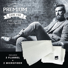 Load image into Gallery viewer, Premium Set Shoe Shining Cloths 3 Flannel &amp; 2 Microfiber | Best for Buffing,Cleaning &amp; Polishing Leather

