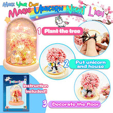 Load image into Gallery viewer, YOFUN Make Your Own Unicorn Night Light - Unicorn Craft Kit for Kids, Arts and Crafts Nightlight Project Novelty for Girl Age 4 to 9 Year Old, Unicorns Gifts for Girls
