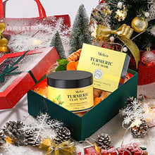 Load image into Gallery viewer, Meliza Turmeric Facial Mask, Turmeric Clay Facial Mask with Kaolin Clay, Detox Mud Mask for Skin Care, Turmeric Mud Mask for Acne, Dirt, Oil, Dark Spots and Refining Pores(5.29oz)
