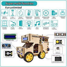 Load image into Gallery viewer, KEYESTUDIO Smart Home RV Robot Car for Arduino, A Mini Camper Van Electrical System/Motorhome/Touring Carvan Model for Learning Programing, Home Automation, STEM &amp; Creativity
