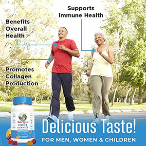Vegan Vitamin C Gummies by MaryRuth's | 2 Month Supply | Great Tasting Plant-Based Formula Supports Immune Function & Overall Health for Adults & Kids | Non-GMO with 125 mg of Vitamin C Per Gummy