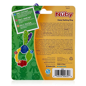 Nuby Wacky Teething Ring (2 Pack)