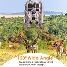 Load image into Gallery viewer, BlazeVideo WiFi Deer &amp; Trail Game Camera 32MP 1296P No Glow Night Vision Time Lapse Waterproof Motion Activated Photo &amp; Video Model for Wildlife Scouting Hunting &amp; Home or Backyard Security
