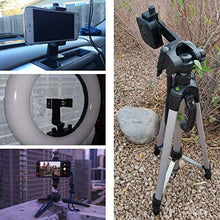 Load image into Gallery viewer, Universal Smartphone Cell Phone Mount Holder Adapter for Tripods or Stands with Standard 1/4 Inch Mount Screw, can Rotates Vertically and Horizontally
