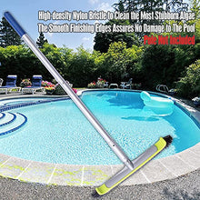 Load image into Gallery viewer, urchindj Heavy Duty Pool Brush, Premium Nylon Bristle Pool Wall Floor &amp; Tile Brush with Integrated Aluminum Structure of Handle &amp; Back
