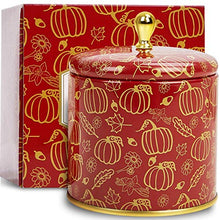 Load image into Gallery viewer, Leize Fall Candles, Pumpkin Cinnamon Scented Candles, 100% Soy Candles for Home, Highly Scented Aromatherapy Candles, 50 Hours Long Burning, Candles Gifts for Halloween Christmas Home Decoration
