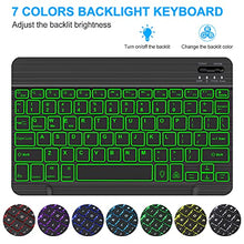Load image into Gallery viewer, IVEOPPE Keyboard Case for Samsung Galaxy Tab S6 Lite 10.4 2020 Model SM-P610/P615, Soft TPU Back Cover with Built-in Trackpad S Pen Holder Detachable Wireless Bluetooth Keyboard
