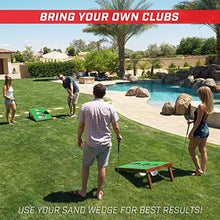 Load image into Gallery viewer, GoSports BattleChip Versus Golf Cornhole Game - Includes Two 3' x 2' Cornhole Chipping Targets, 16 Foam Balls, 2 Hitting Mats, Scorecard and Carrying Case
