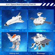 Load image into Gallery viewer, Sillbird Bundle – 2 Items STEM 12-in-1 Science Education Solar Robot Toys, 4-in-1 Solar Science Robot kit for Kids - Space Moon Exploration Fleet Toys kit
