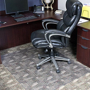 Dimex 46"x 60" Clear Rectangle Office Chair Mat For Low Pile Carpet, Made In The USA, BPA And Phthalate Free, C532003G