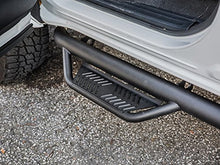 Load image into Gallery viewer, Havoc HS2 Black Hoop Nerf Bars Truck Steps (fits Only) 2014-2018 Chevy Silverado GMC Sierra 1500 Crew Cab
