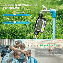 Load image into Gallery viewer, VIVOSUN 2 Way Garden Hose Splitter with Automatic Water Timer
